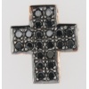 croce diamanti neri PE179